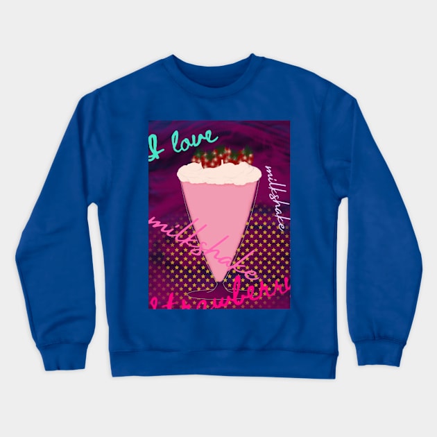 I love milkshake Crewneck Sweatshirt by Prince